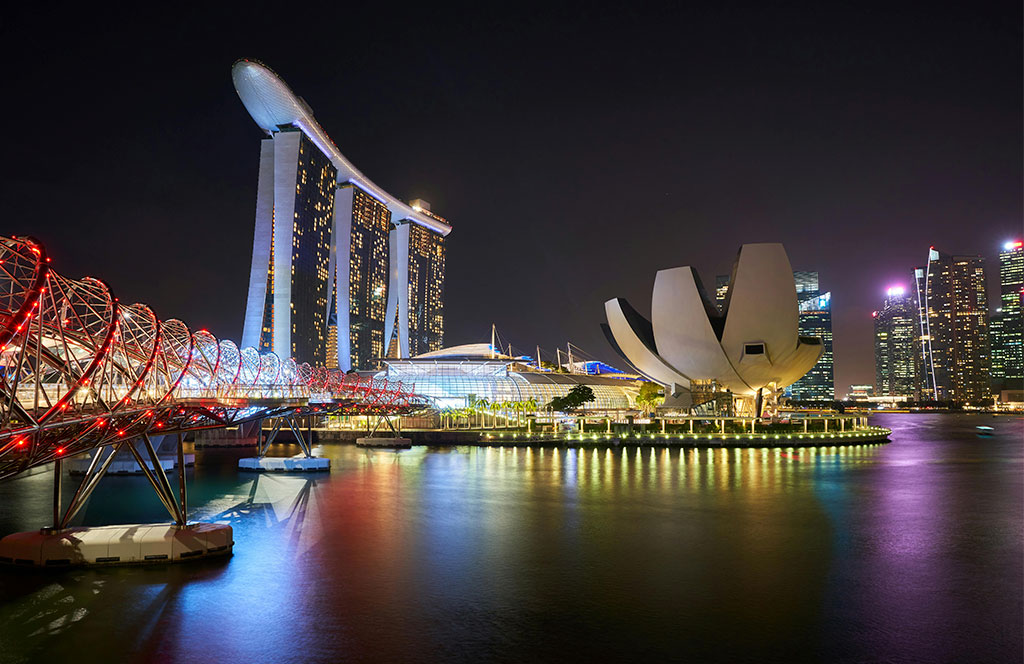 Marina Bay en Singapur
